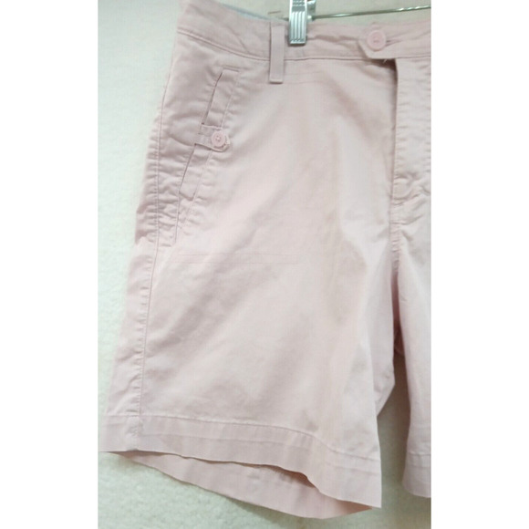 Riders By Lee Women's‎ Shorts Plus Size 16W Pink Cotton Blend 36x7" High Rise - Picture 3 of 5